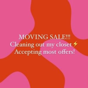 I’m moving so I have to get rid of my stuff! Make me an offer!